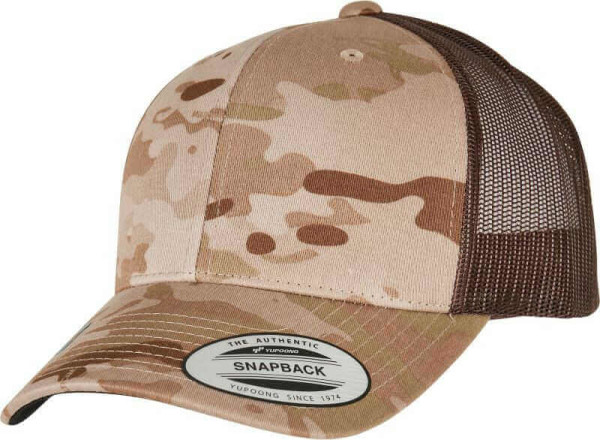 6 panelová šiltovka Retro Cap Multicam®