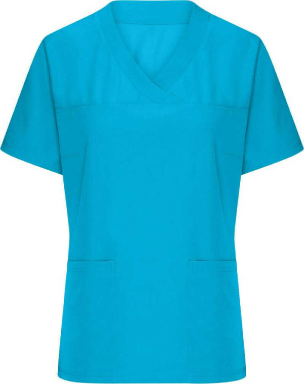 Dámske pracovné tričko Stretch Slip Casack s výstrihom do V