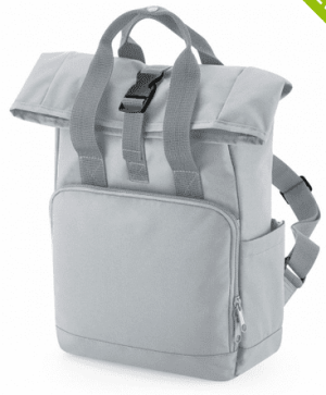 Recyklovaný mini ruksak Twin Handle Roll-Top - Reklamnepredmety
