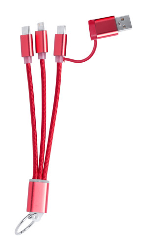 Rashort USB nabíjací kábel na kľúčenke - Reklamnepredmety