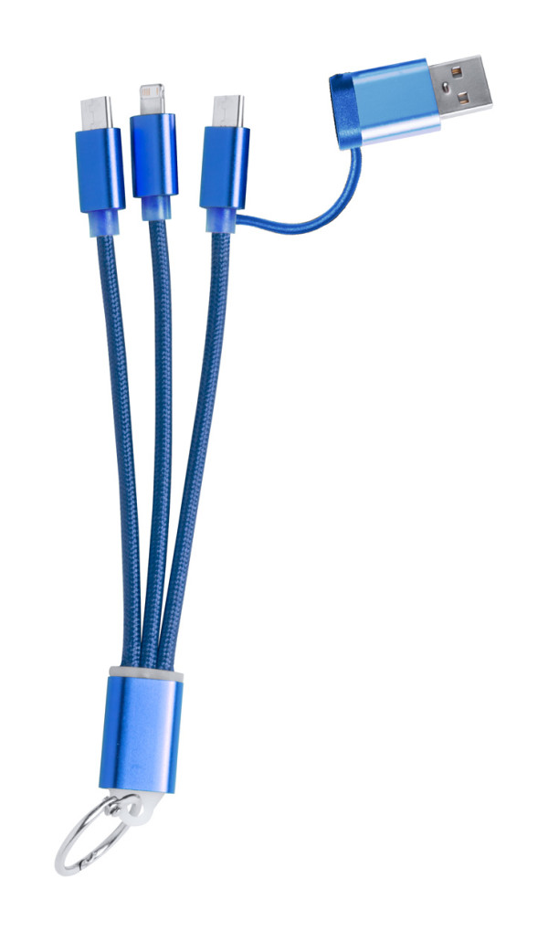 Freckles USB nabíjací kábel s príveskom na kľúče