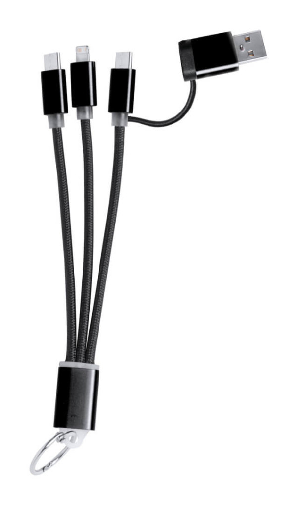 Rashort USB nabíjací kábel na kľúčenke