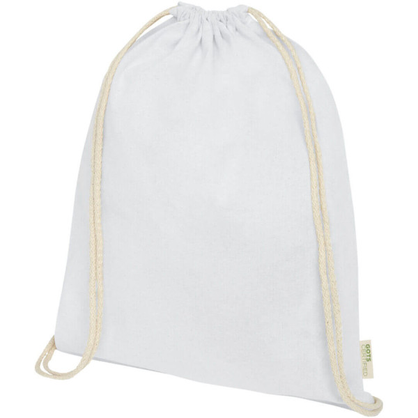 Šnúrkový batoh z organickej bavlny GOTS s gramážou 140 g/m² Orissa