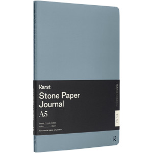 Dvojbalenie denníka s kamenným papierom veľkosti A5 Karst® - Reklamnepredmety