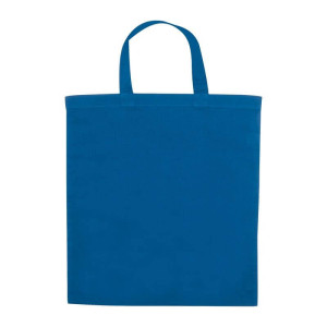 Bavlnená taška OEKO TEX s krátkymi ušami, 140 g/m² - Reklamnepredmety