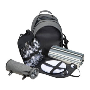 Piknikový batoh pre 4 osoby s piknikovou dekou - Reklamnepredmety