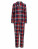 Dámske flanelové pyžamo Tartan - SF074_Red-Navy-Check - variant Ls 1000325681