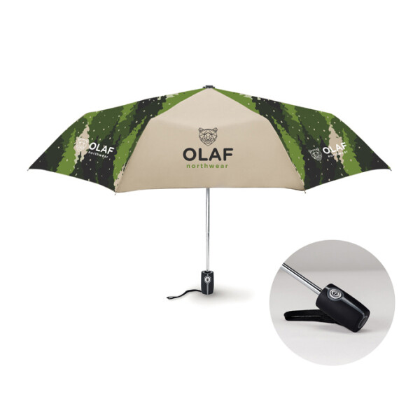 Ø95 cm/21″ skladací dáždnik s automatickým otváraním a zatváraním na mieru