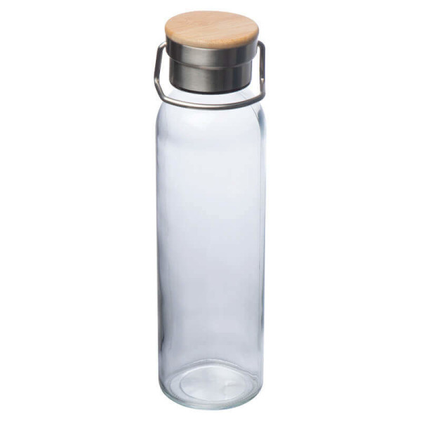 Sklenená fľaša s neoprénovým krytom, 600 ml