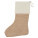 Jutové vianočné ponožky - 9324113_1 - variant M 9324113
