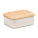 Krabička na jedlo z nerezovej ocele a vekom z bambusu TASTE - R08239_01_b - variant Pr R08239.01