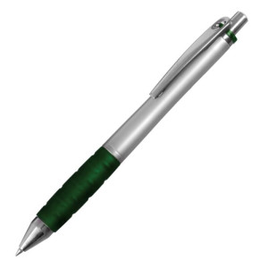 ARGENTEO guľôčkové pero, zelená/strieborná - Reklamnepredmety