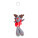 REINDEER reflexný prívesok, šedá / červená - R73839_21_b - variant Pr R73839