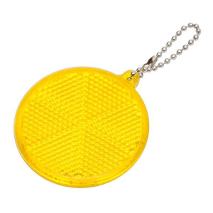 CIRCLE REFLECT prívesok na kľúče - Reklamnepredmety