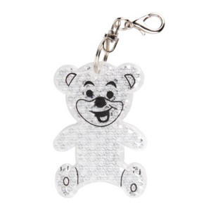TEDDY RING reflexný prívesok na kľúče - Reklamnepredmety