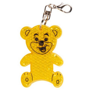 TEDDY RING reflexný prívesok na kľúče - Reklamnepredmety