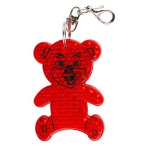 TEDDY RING reflexný prívesok na kľúče - Reklamnepredmety