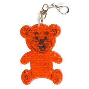 TEDDY RING reflexný prívesok na kľúče - Reklamnepredmety