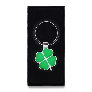 CLOVER LUCK kovový prívesok na kľúče - Reklamnepredmety