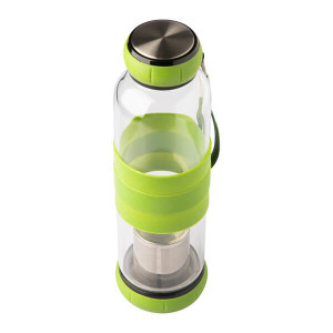 SULMONA sklenená fľaša s infuzérom 550 ml - Reklamnepredmety
