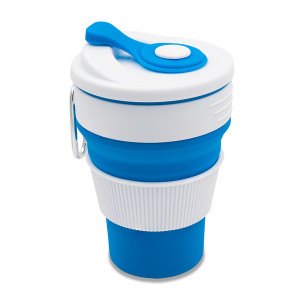 FLEXI skladací silikónový hrnček 350 ml - Reklamnepredmety