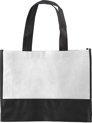 ARMOR Nákupná taška z netkanej textílie s čiernym dnom