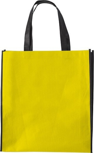 ASUKA Nákupná taška z netkanej textílie s čiernymi bokmi - Reklamnepredmety