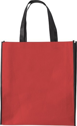 ASUKA Nákupná taška z netkanej textílie s čiernymi bokmi - Reklamnepredmety