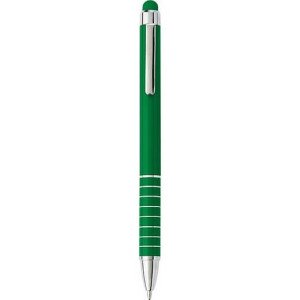 MENTAN Hliníkové lakované guličkové pero, stylus, modrá náplň - Reklamnepredmety
