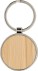 Kovový prívesok na kľúče s bambusovou prednou stranou - F6013300PK2_a - variant Gi F6013300PK2