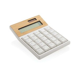 Kalkulačka Utah z RCS rec. plastu a FSC® bambusu - Reklamnepredmety