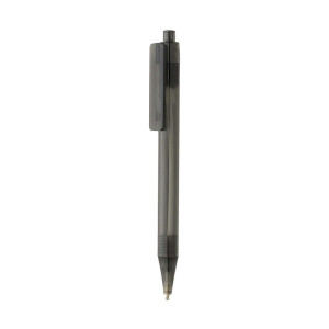 Priehľadné pero X8 z GRS RPET - Reklamnepredmety