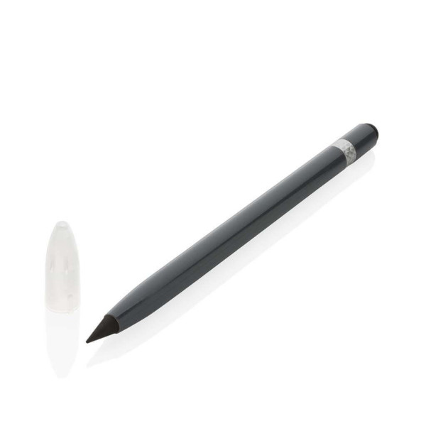 Nekonečná ceruzka z hliníka s gumou