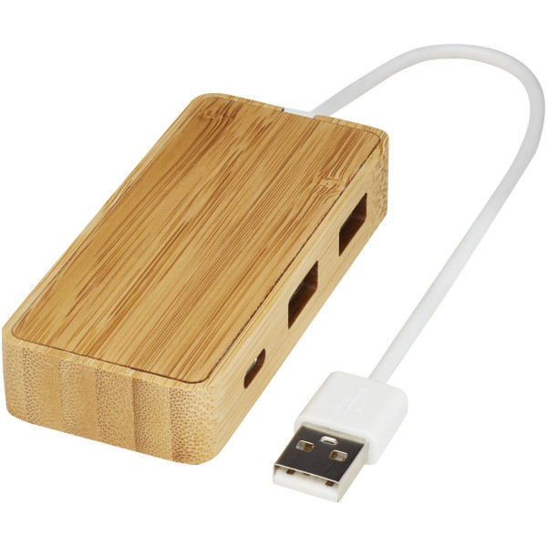 Bambusový USB rozbočovač Tapas