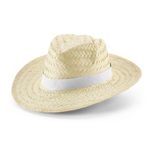 EDWARD POLI. Prírodný slamený klobúk - Reklamnepredmety