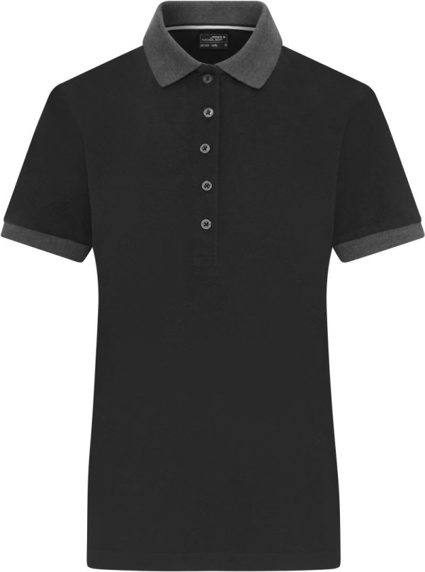 Dámske kontrastné piqué polo JN 1303