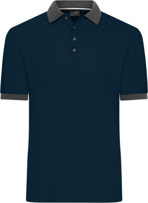Pánske kontrastné piqué polo JN 1304 - Reklamnepredmety