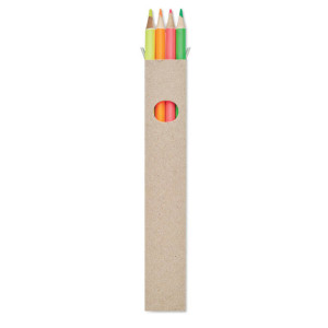 Súprava 4 farebných zvýrazňovacích ceruziek BOWY - Reklamnepredmety