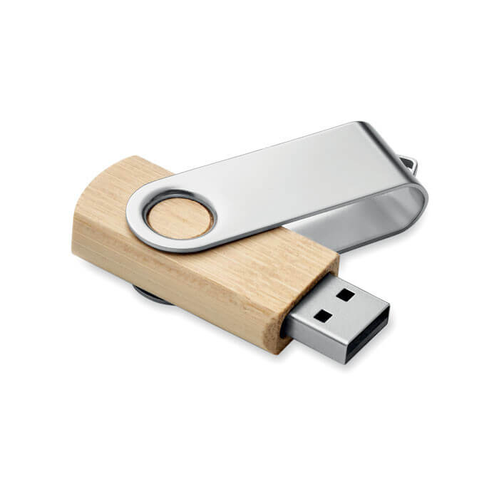 16GB USB 2.0 Flash disk s bambusovým telom