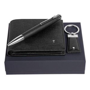 Set Chronobike (guľôčkové pero, kľúčenka a peňaženka) - Reklamnepredmety