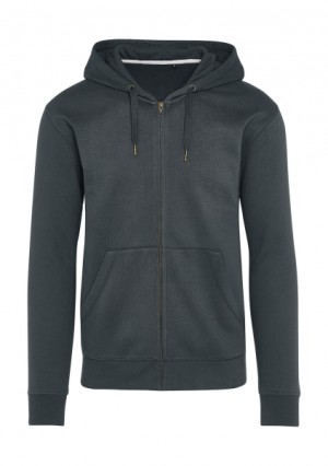 Unisex mikina na zips s kapucňou Signature - Reklamnepredmety