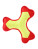 Hračka pre psa MiniFeet® Flying Triple - 2259798 - variant