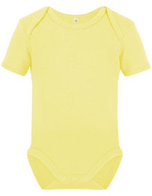 Organické body pre bábätká s krátkym rukávom Bailey 01 - Reklamnepredmety