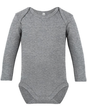Organické body pre bábätká s dlhým rukávom Bailey 02 - Reklamnepredmety
