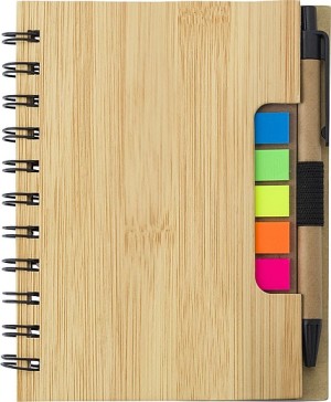 Krúžkový zápisník s guličkovým perom - Reklamnepredmety