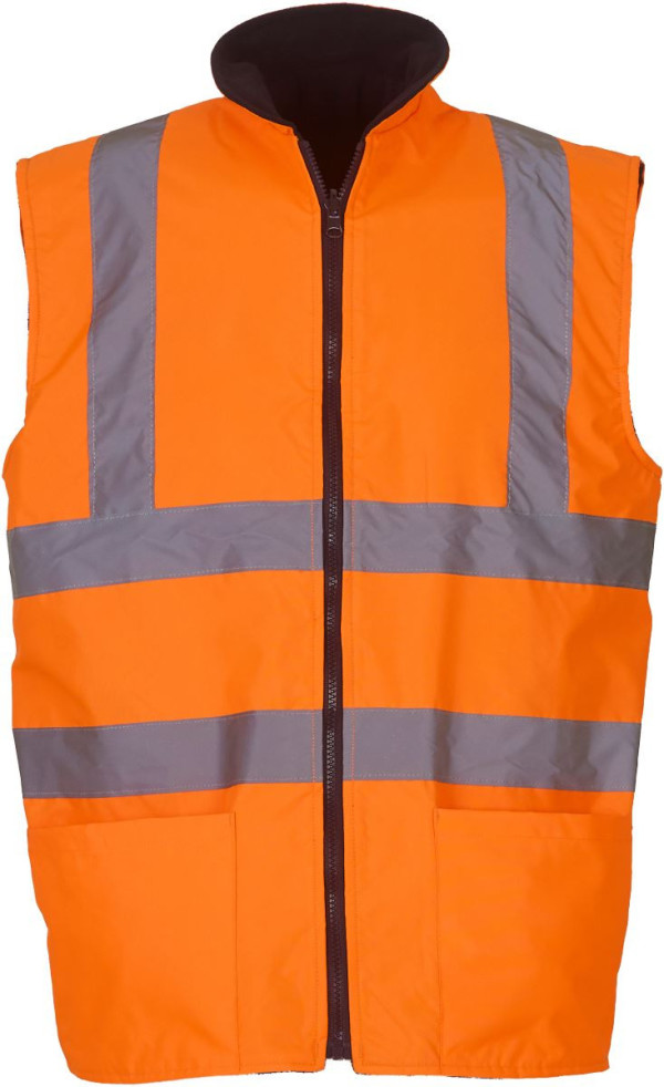 Hi-Vis Obojstranná Fleecová Vesta