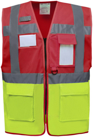 Hi-Vis sieťovaná bezpečnostná vesta Yoko | HVW820 - Reklamnepredmety