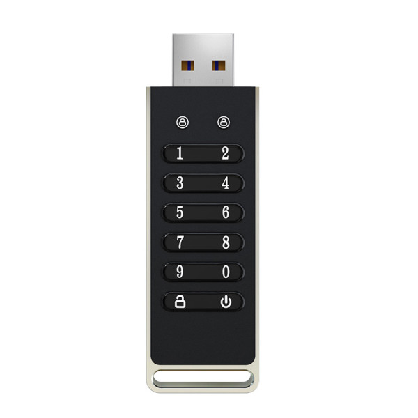 Kovový USB 3.0 flash disk s šifrovaním na PIN kód