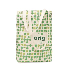 Bavlnená nákupná taška vhodná na celoplošnú potlač, voliteľný materiál - Reklamnepredmety