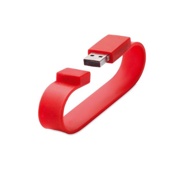 Silikónový náramok s USB flash pamäťou